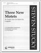Three New Motets SATB/SATB Singer's Edition cover